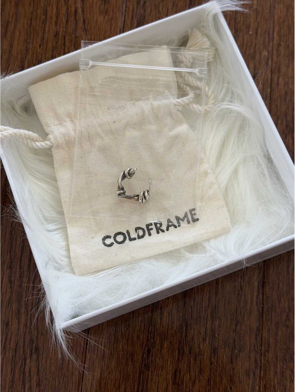 Coldframe Silver Ear Cuff